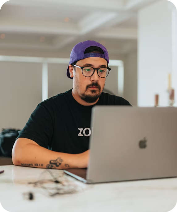 Professional working